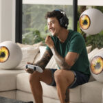 high angle controllers headphones